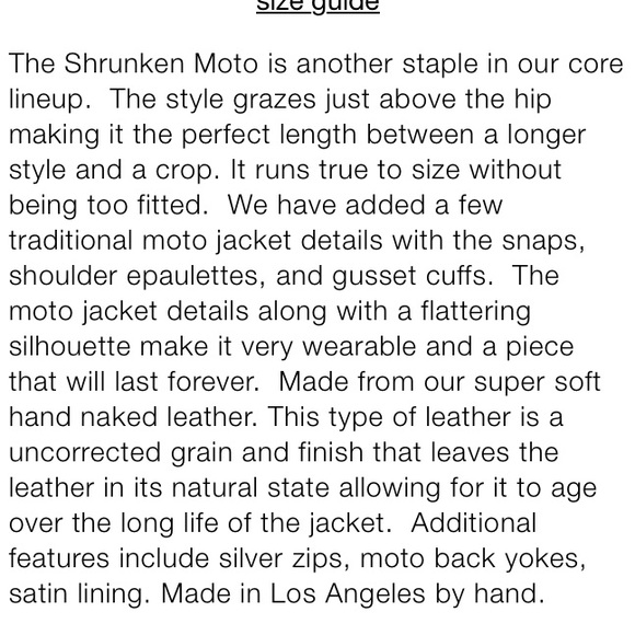 Laer Shrunken Moto Leather Jacket - Picture 9 of 10